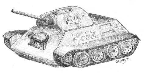 Czołg nr MG32 (2014)